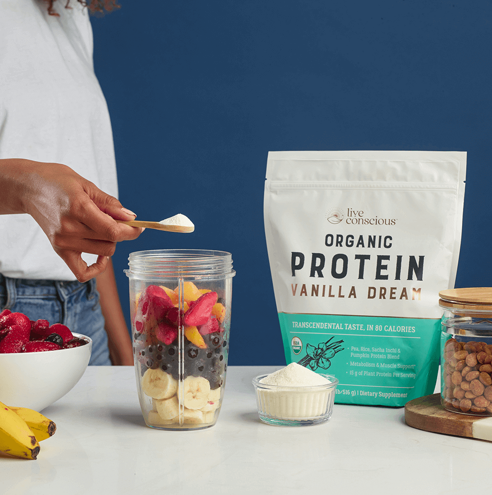 Live Conscious™ Organic Protein Powder Vanilla Dream Live Conscious